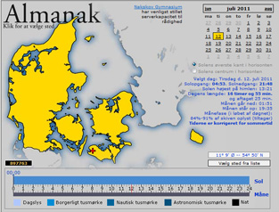 Sol opgang og nedgang